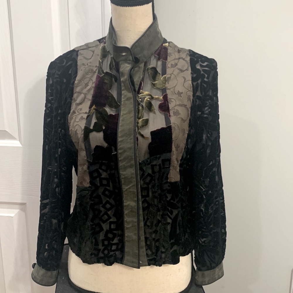 Mary Lynn O'Shea Coat Jacket Master Weaver Size P
